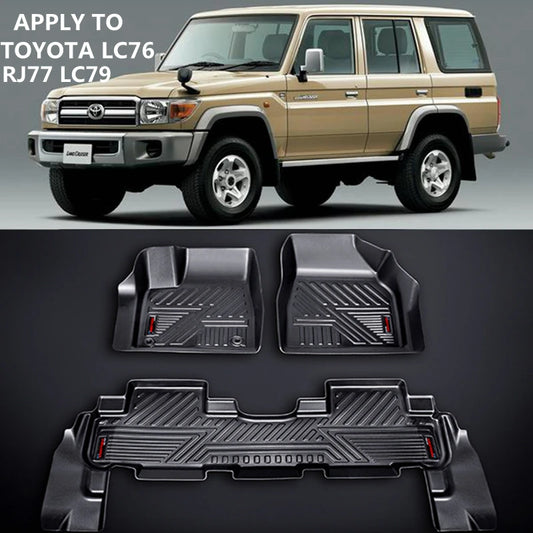 Custom Fit Floor Mats — Suits Toyota 79 Series / Land Cruiser 70 Series LC76 LC79