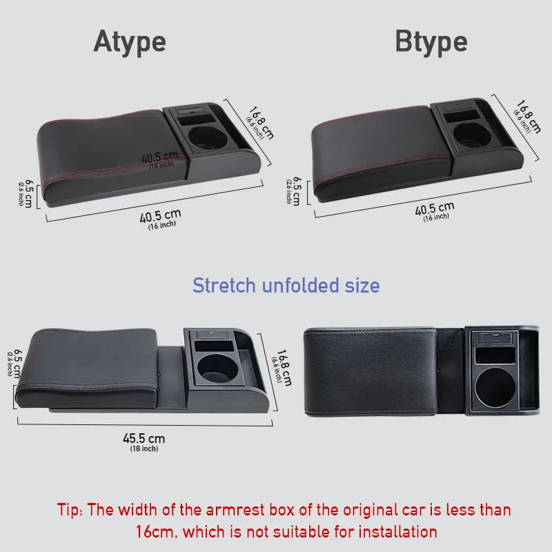 Centre Console Armrest Organiser — Suits Toyota 79 Series / Land Cruiser 70 Series